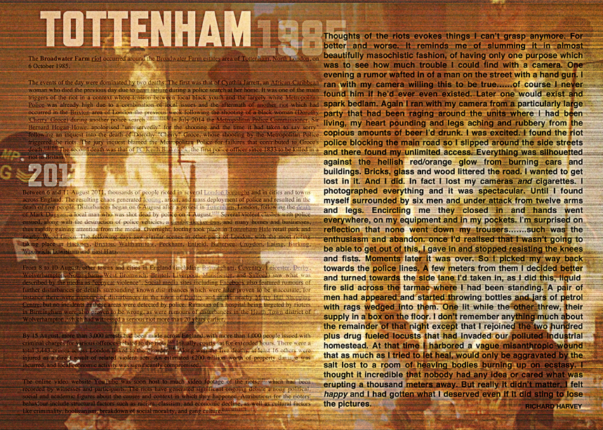 Click the image to read the RIOT in TOTTENHAM pamphlet 